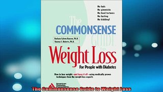 READ book  The Commonsense Guide to Weight Loss Full EBook