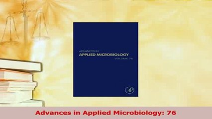 PDF  Advances in Applied Microbiology 76  EBook