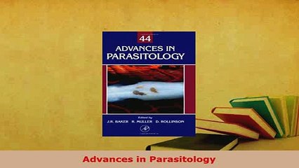 Read  Advances in Parasitology Ebook Free