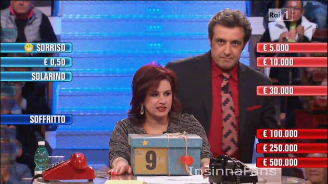 Il ballo di Flavio Insinna nella puntata di Affari Tuoi del 22 maggio 2016