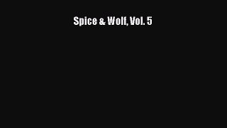 Read Spice & Wolf Vol. 5 Ebook Free