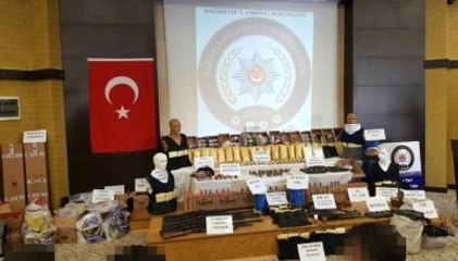 Gaziantep'teki IŞİD Operasyonlarında Cephanelik Bulundu