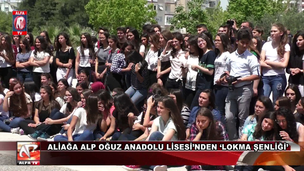 Aliağa Alp Oğuz Anadolu Lisesi’nden Lokma Şenliği