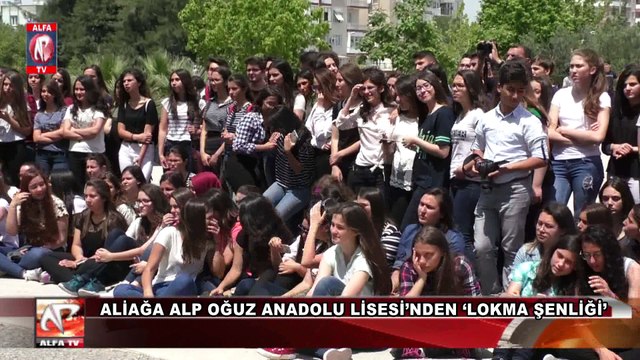 Aliağa Alp Oğuz Anadolu Lisesi’nden Lokma Şenliği