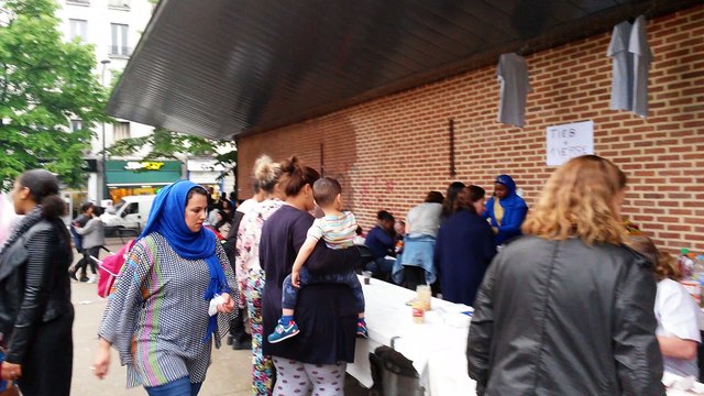 Fête du Pont 2016 à la Plaine-Saint-Denis - Ambiance du début de la fête