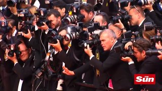 FULL - Bella Hadid wardrobe malfunction showing off her UNDERWARE at Cannes red carpet film festival