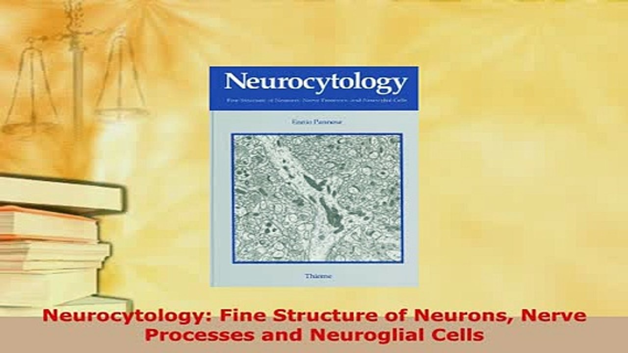 PDF  Neurocytology Fine Structure of Neurons Nerve Processes and Neuroglial Cells Free Books