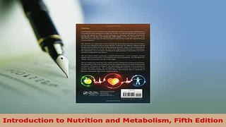 PDF  Introduction to Nutrition and Metabolism Fifth Edition  EBook