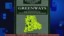 READ book  Greenways The Beginning of an International Movement  DOWNLOAD ONLINE
