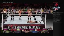 Extreme Rules 2016 Ic Title Miz Vs Kevin Owens Vs Cesaro Vs Sami Zayn