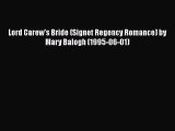 [Read PDF] Lord Carew's Bride (Signet Regency Romance) by Mary Balogh (1995-06-01)  Full EBook