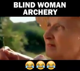 Blind Woman Archery