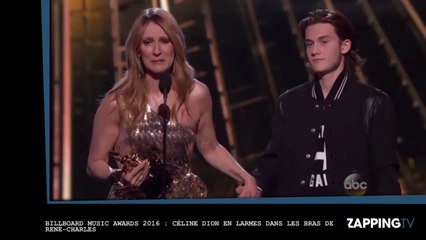 Billboard Music Awards 2016 : Céline Dion en larmes dans les bras de René-Charles