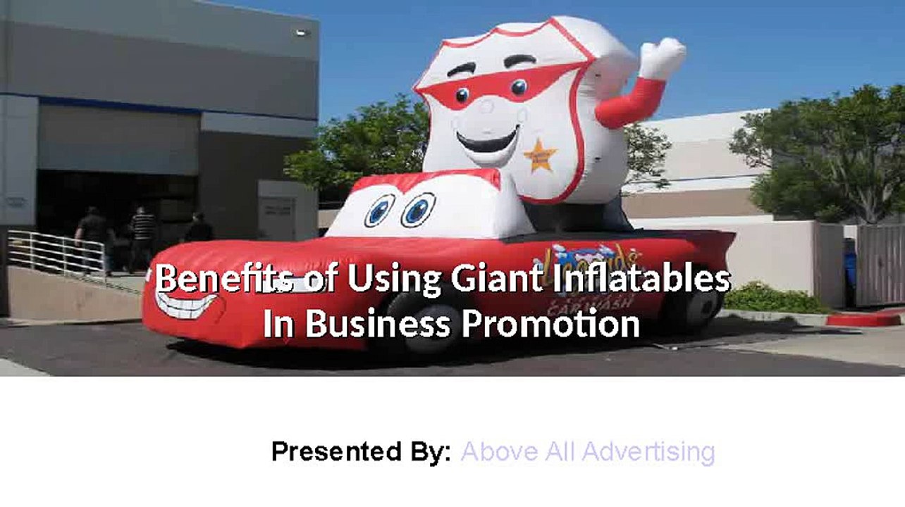 Benefits of Giant Inflatables Promotions