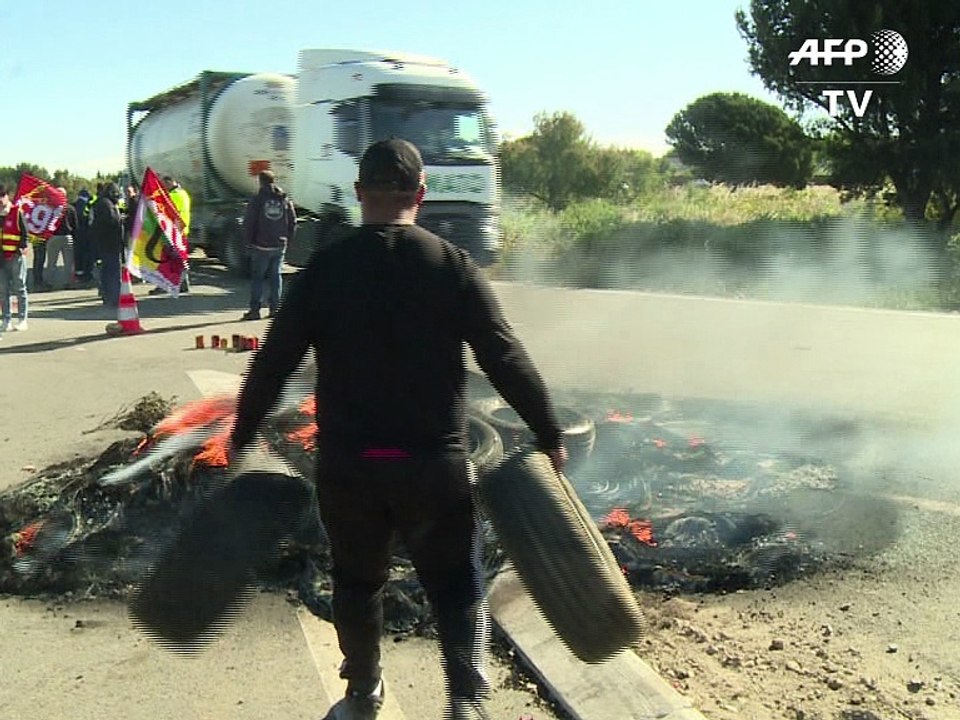 Cinq des huit raffineries françaises à l'arrêt ou en cours d'arrêt, selon la CGT