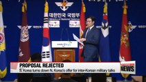 S. Korea turns down N. Korea's offer for inter-Korean military talks