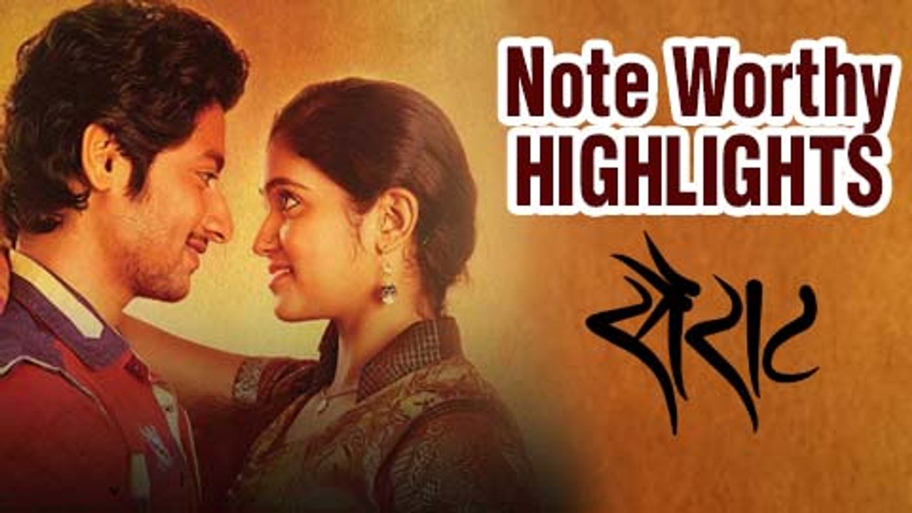 Major Highlights Of Sairat | Nagraj Manjule | Rinku Rajguru | Marathi Movie