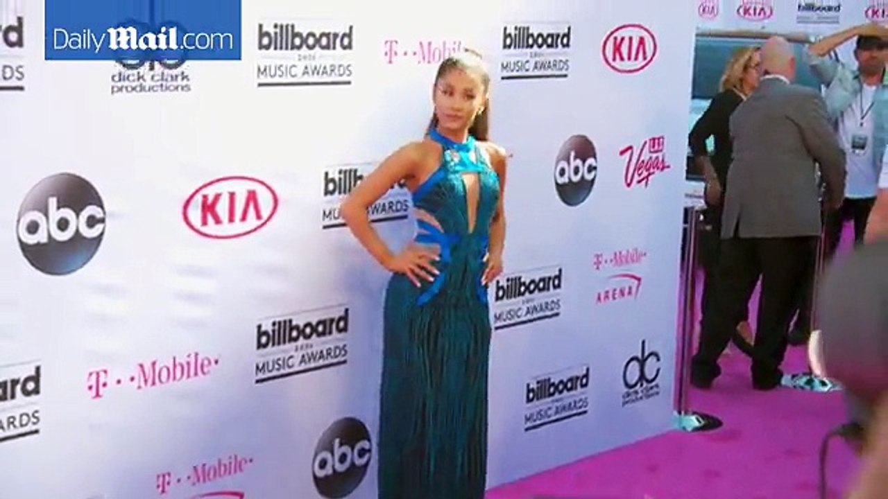 Ariana Grande in versace for 2016 Billboard Music Awards
