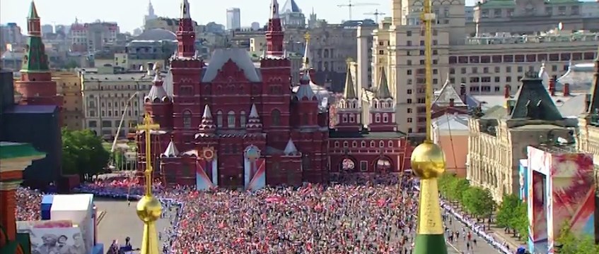 Сотрудники Кинокомпании «Союз Маринс Групп» прошли в строю «Бессмертного полка»