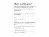 What is Java Networking?