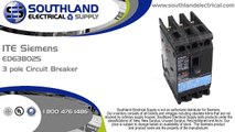 ITE Siemens ED63B025, 25 Amp, 600 Volt, 3 Pole Circuit Breaker