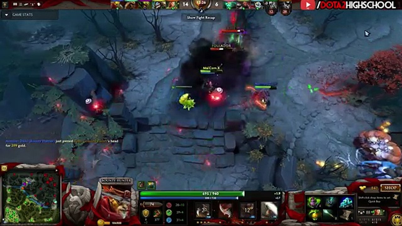 Miracle- Dota 2 _ Bounty Hunter Vol.4 - [Support] Ez Bounty for me