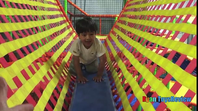 -Indoor Playground Family Fun Play Area for kids Giant inflatable Slides Children Play Center - YouTube