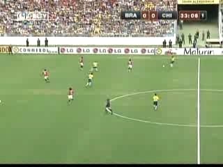 Hattrick by Robinho - Brazil vs. Chile