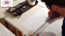 Mimarlık - Pencere Teknik Çizim Çalışması