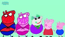 Peppa Pig George Crying kidnaping SpiderMan || Finger Family Rhymes  || 2016