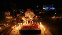 Musulmanes chiítas conmemoran la noche en que todas las almas reciben perdón