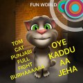 My talking Tom cat Punjabi fight very funny