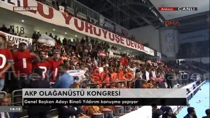 BİNALİ YILDIRIMIN KONUŞMA ESNASINDA SESİ KISILDI-22 MAYIS 2016-AKP KONGRESİ-ANKARA