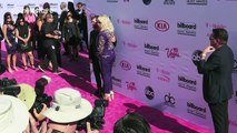 Kesha arrives on the red carpet for music awards ceremony in Las Vegas