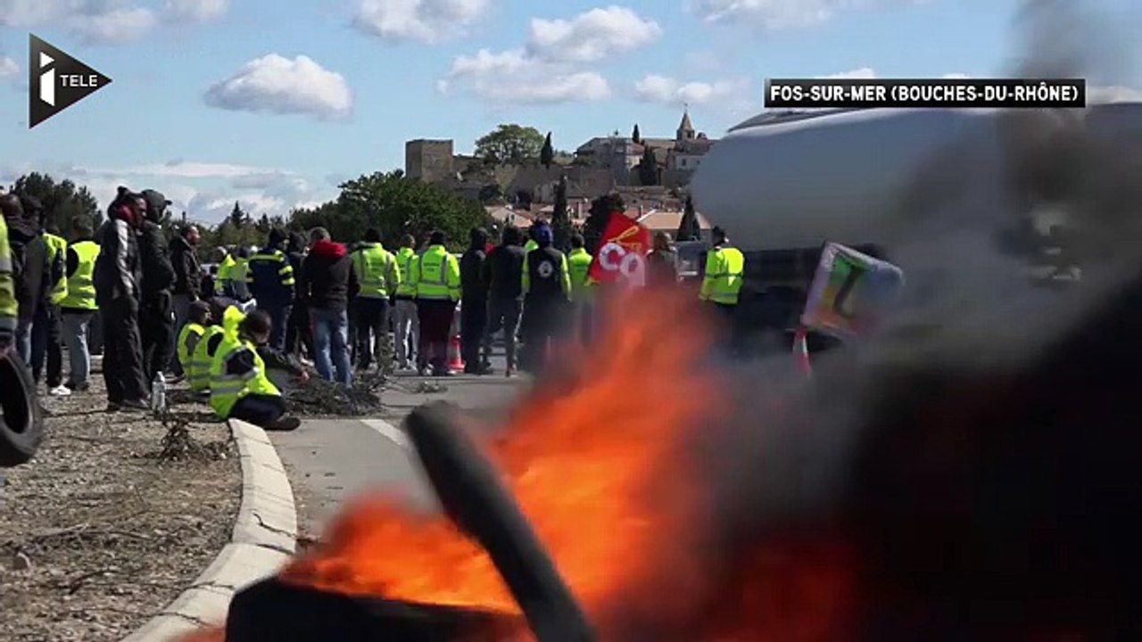 Les raffineries bloquées pour protester contre la loi Travail - Le 23/05/2016 à 14h10