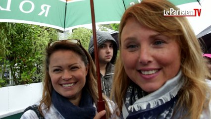Roland-Garros sous la pluie : les fans optimistes !