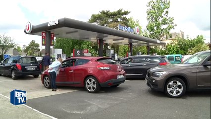 Pénurie de carburant: "Avec 20 litres d’essence on sort le champagne", dit un automobiliste