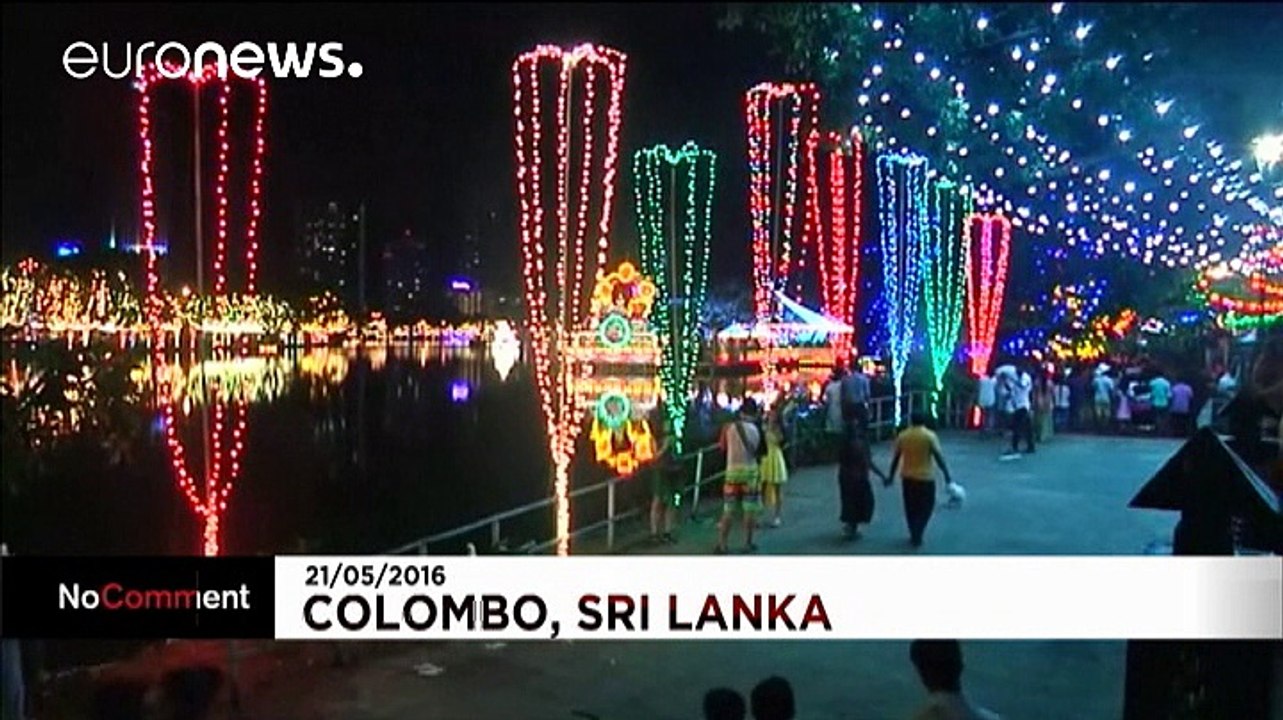 Vesak festival in Sri Lanka