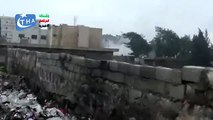 حلب :: لحظة قصف مشفى زاهي أزرق (الحميات) في الهلك 19-12-2012م