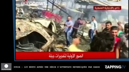 Syrie : 120 morts après une série d’attentats revendiqués par Daesh