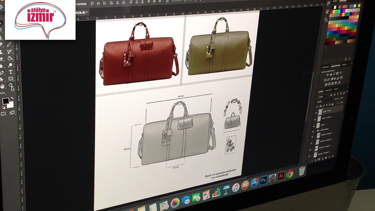 Adobe Photoshop'ta Çanta Tasarım Çalışması