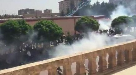 HDP mitingine müdahale... Olay yerinden ilk görüntüler