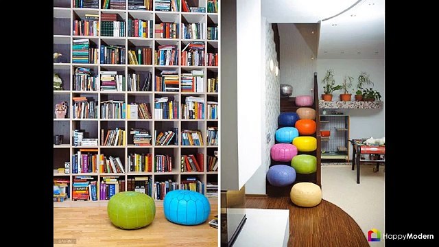 45+ идей пуфиков в интерьере красиво и практично