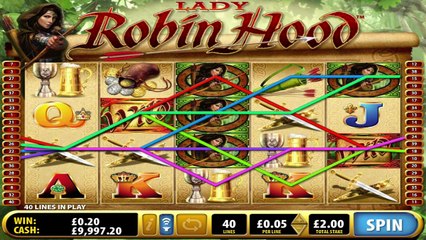 Lady Robin Hood ilmainen kasino kolikkopeli Bally Video Esikatselu