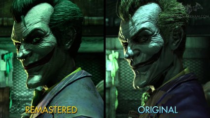 Batman Return to Arkham Current gen vs old gen.