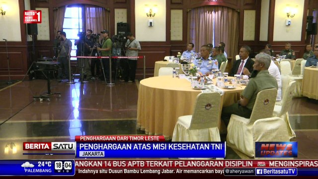 Misi Kesehatan TNI Raih Penghargaan dari Timor Leste