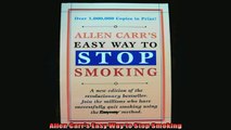 READ book  Allen Carrs Easy Way to Stop Smoking Free Online