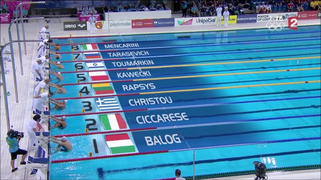 finale 200m dos H - ChE 2016 natation