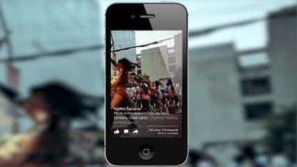 Aplikacja Paper - stories from Facebook