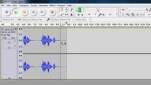 Ruis weghalen met Audacity